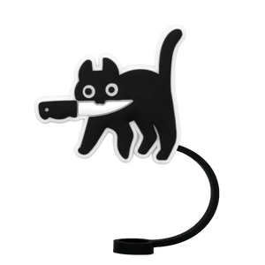 Couvre paille chat avec couteau