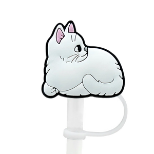 Protection paille chat blanc