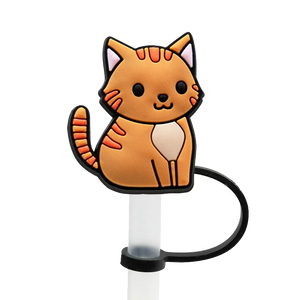 Protection paille chat orange