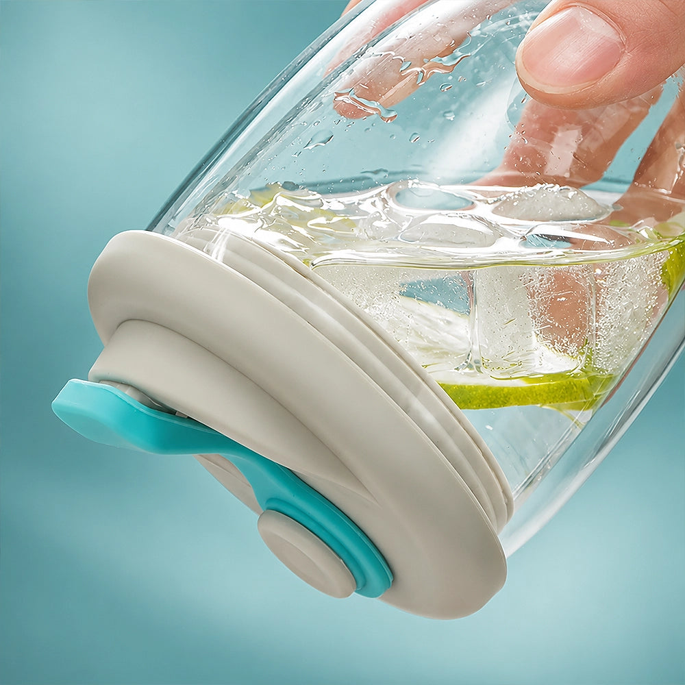 fermeture de gourde en verre étanche