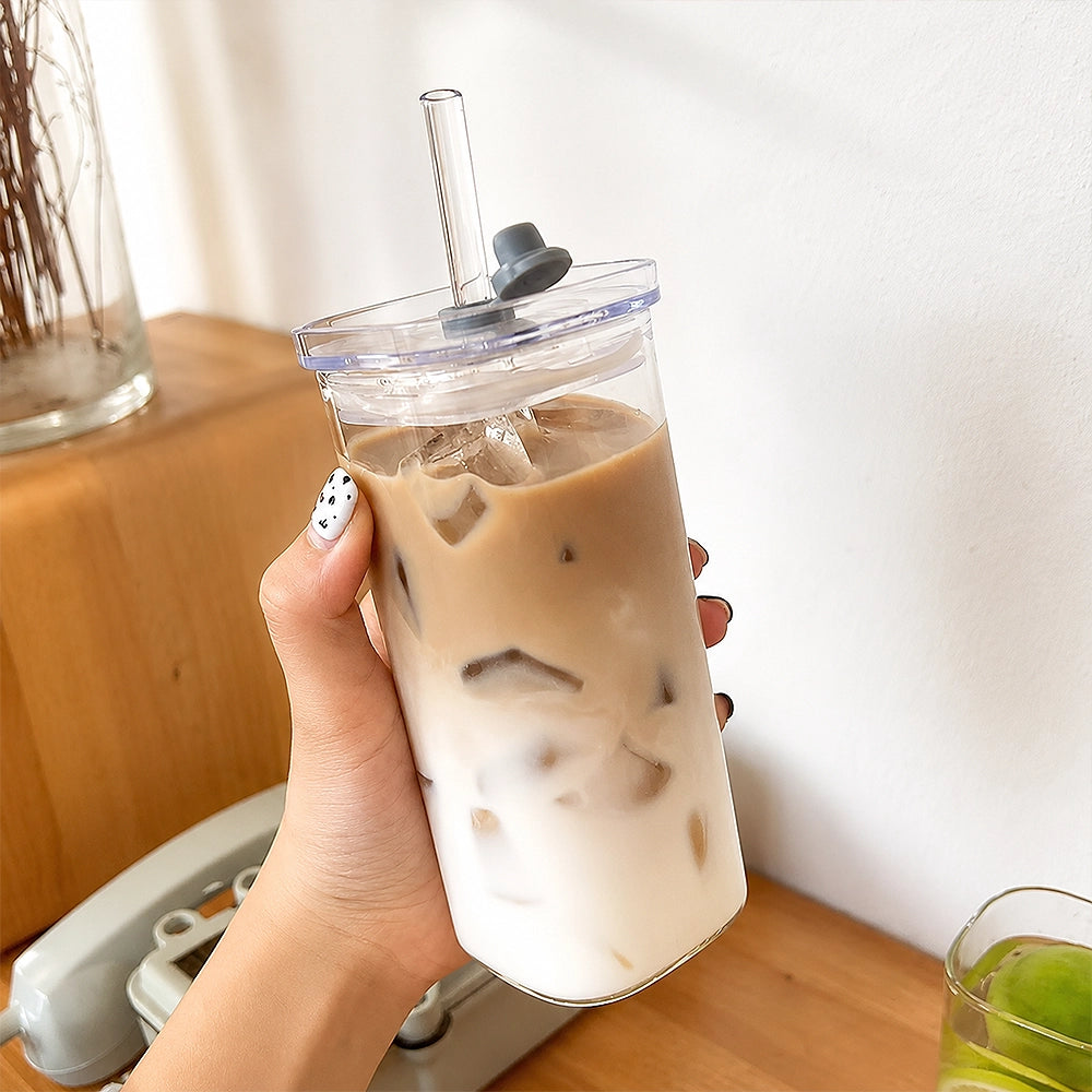 gourde 400ml en verre rectangulaire