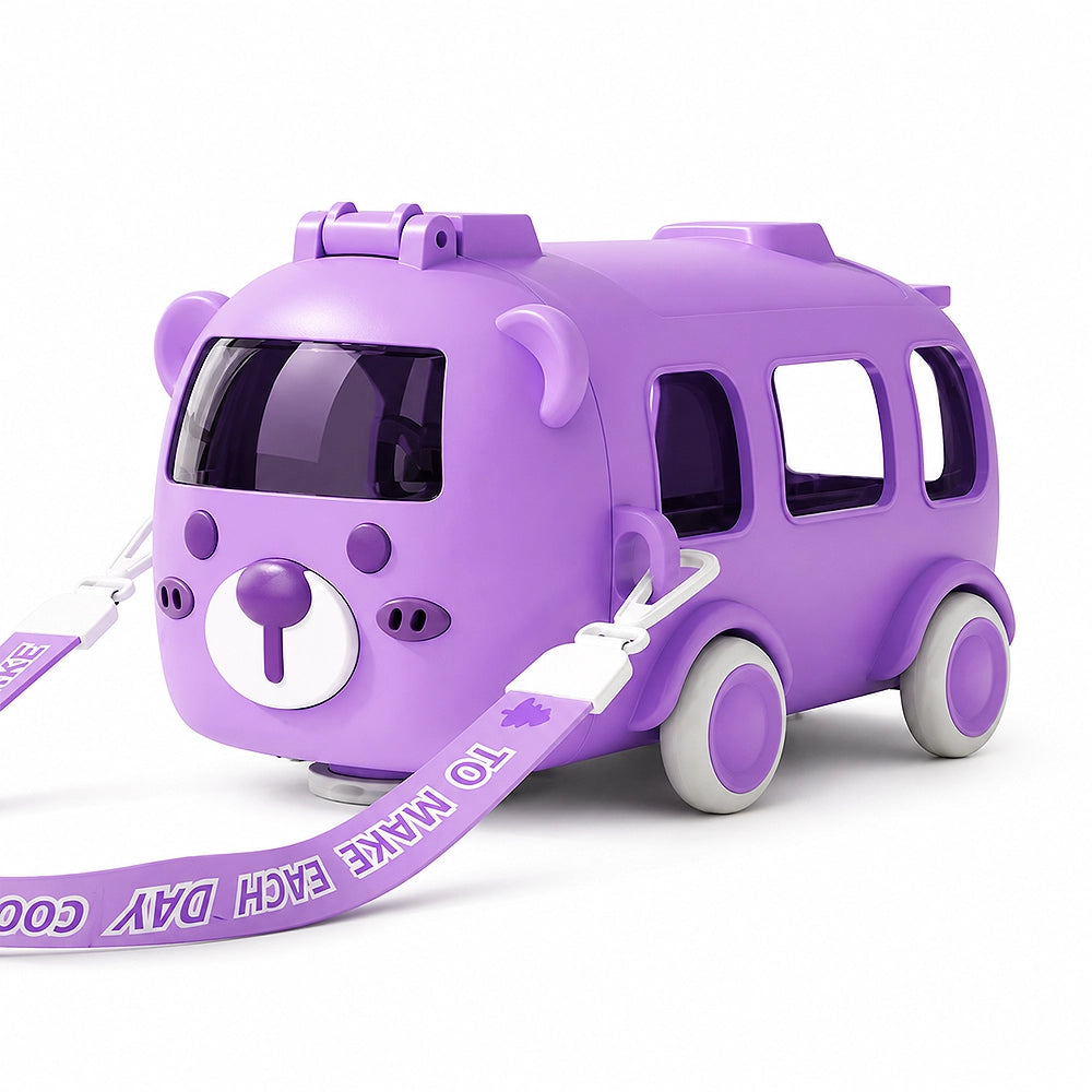 gourde camion violet pour enfant