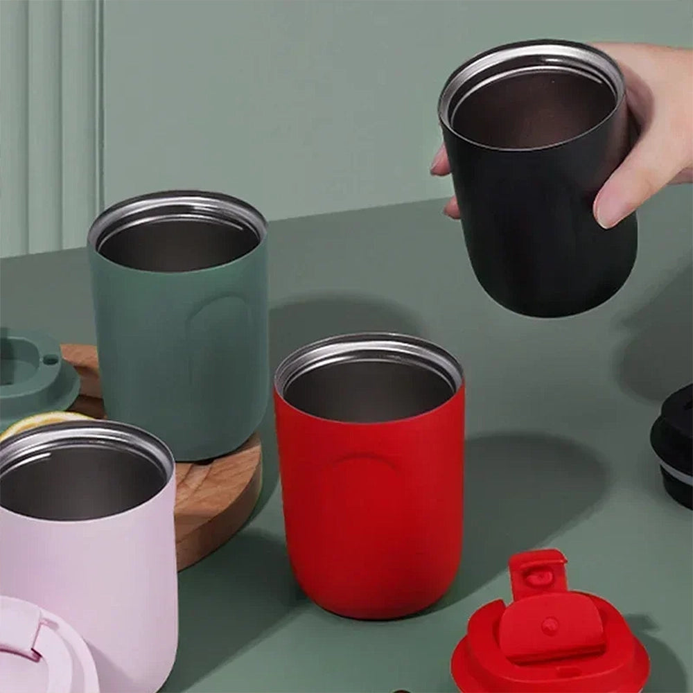 gourde en inox tasse café