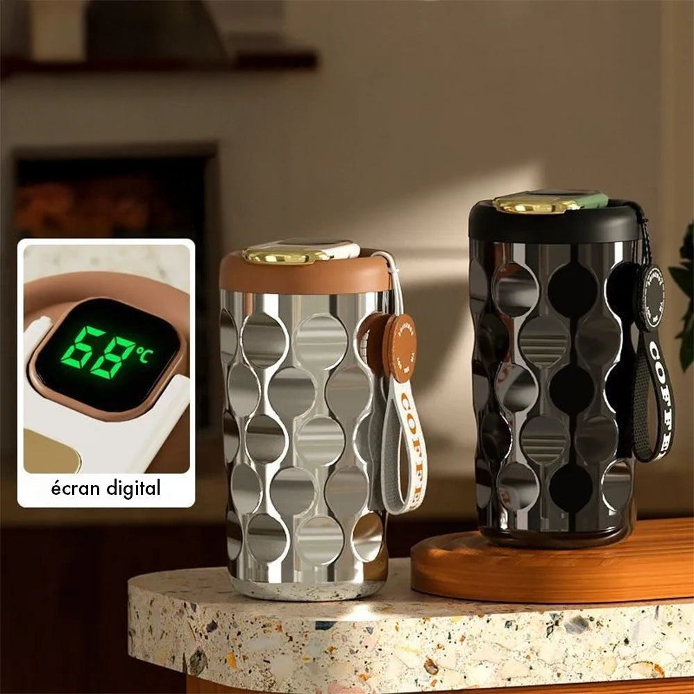 gourde intelligente avec écran minimaliste