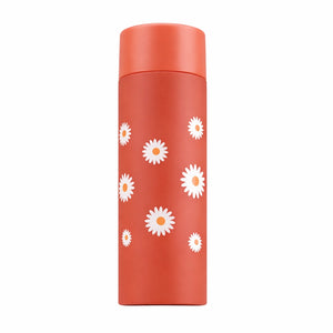 gourde rouge 120ml avec marguerite