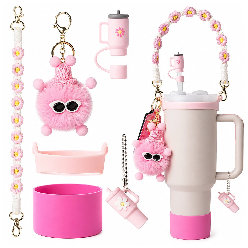 personnalisation accessoire gourde rose
