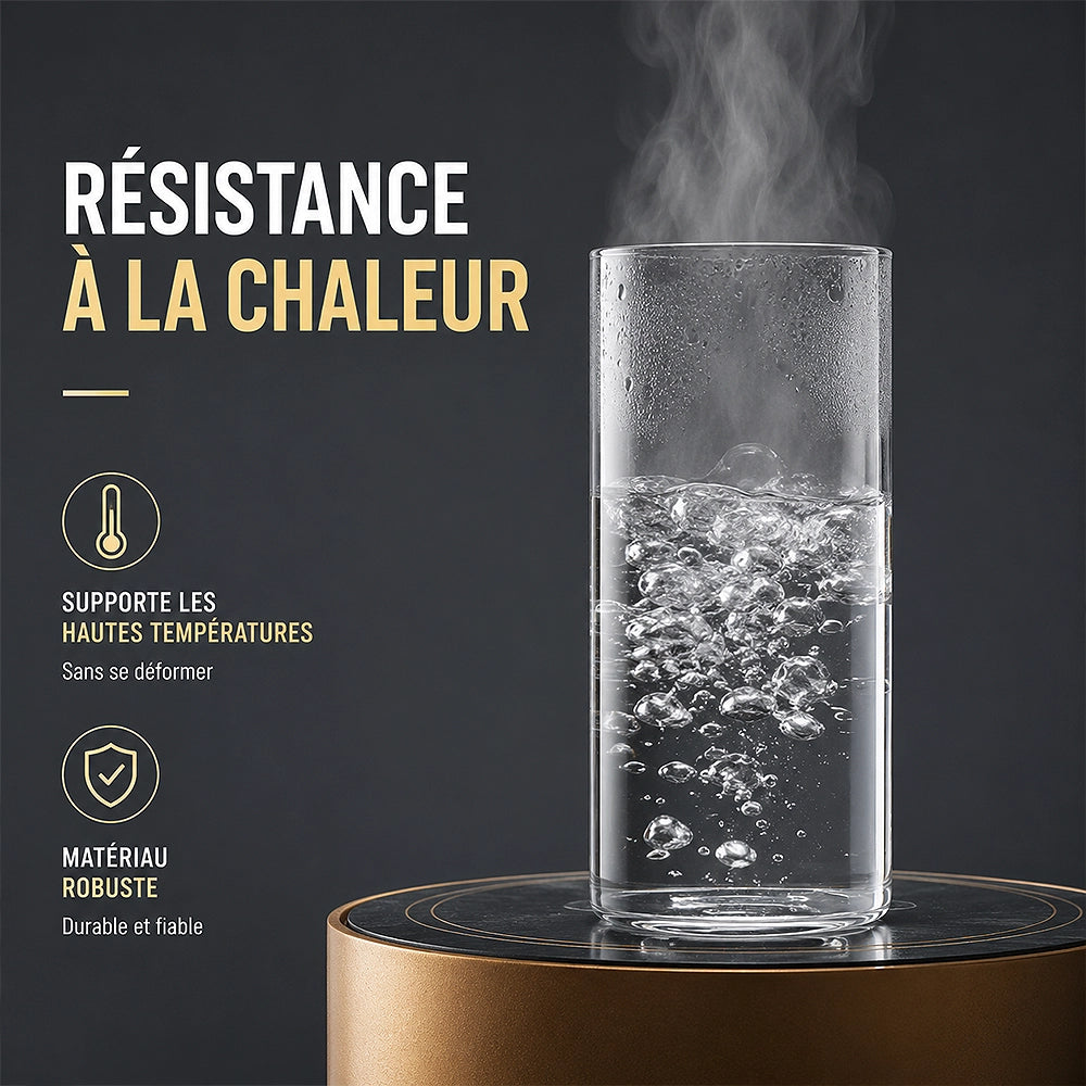 verre qui résiste à la chaleur