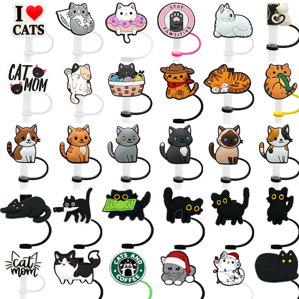 Collection de couvre paille chat