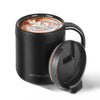 Gourde tasse isotherme noire avec poignée