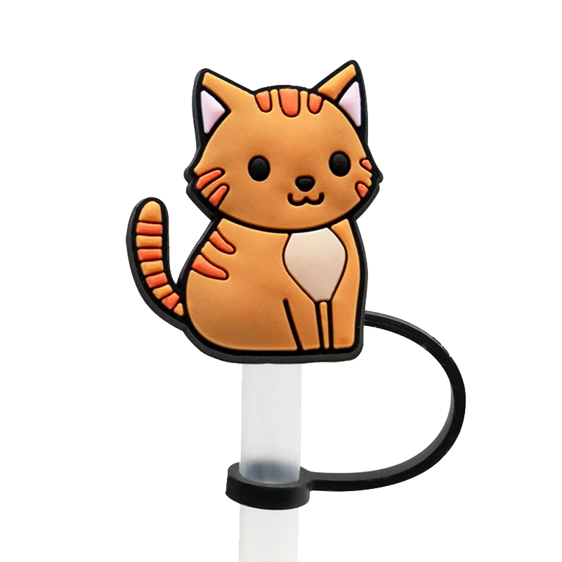 Protection paille chat orange