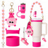 accessoires de gourde rose kawaii