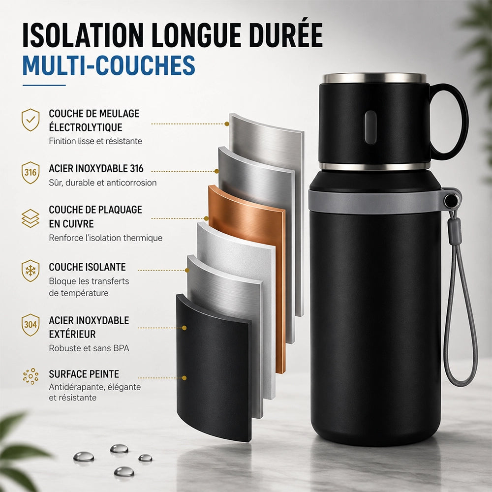 couche gourde isotherme