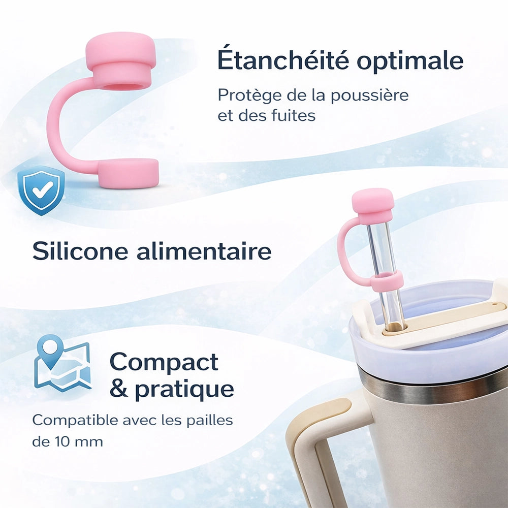 embout paille caractéristique