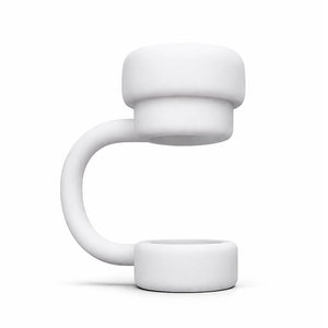 embout de gourde en silicone blanc
