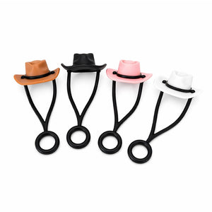 embout de paille chapeau de cowboy