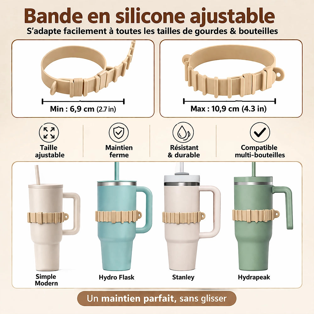 explication support de gourde silicone