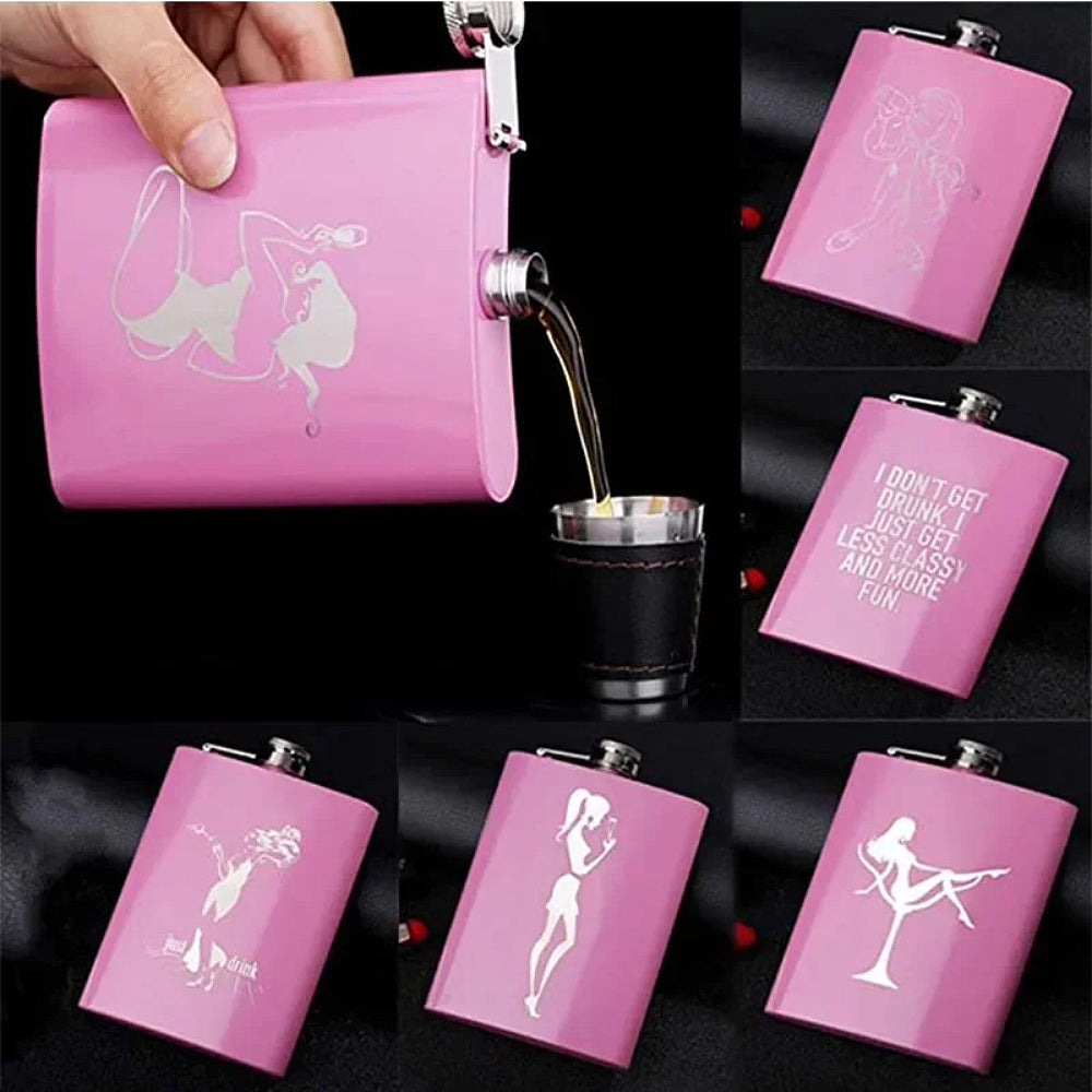 flasque rose 250ml érotique