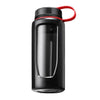 gourde avec protection en verre noire