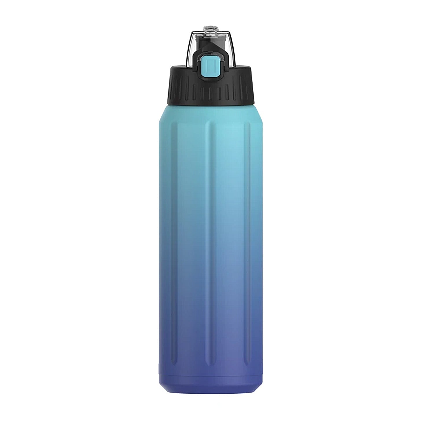 gourde bleu de 600ml en acier inoxydable
