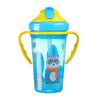 gourde enfant bleue gouter avec paille