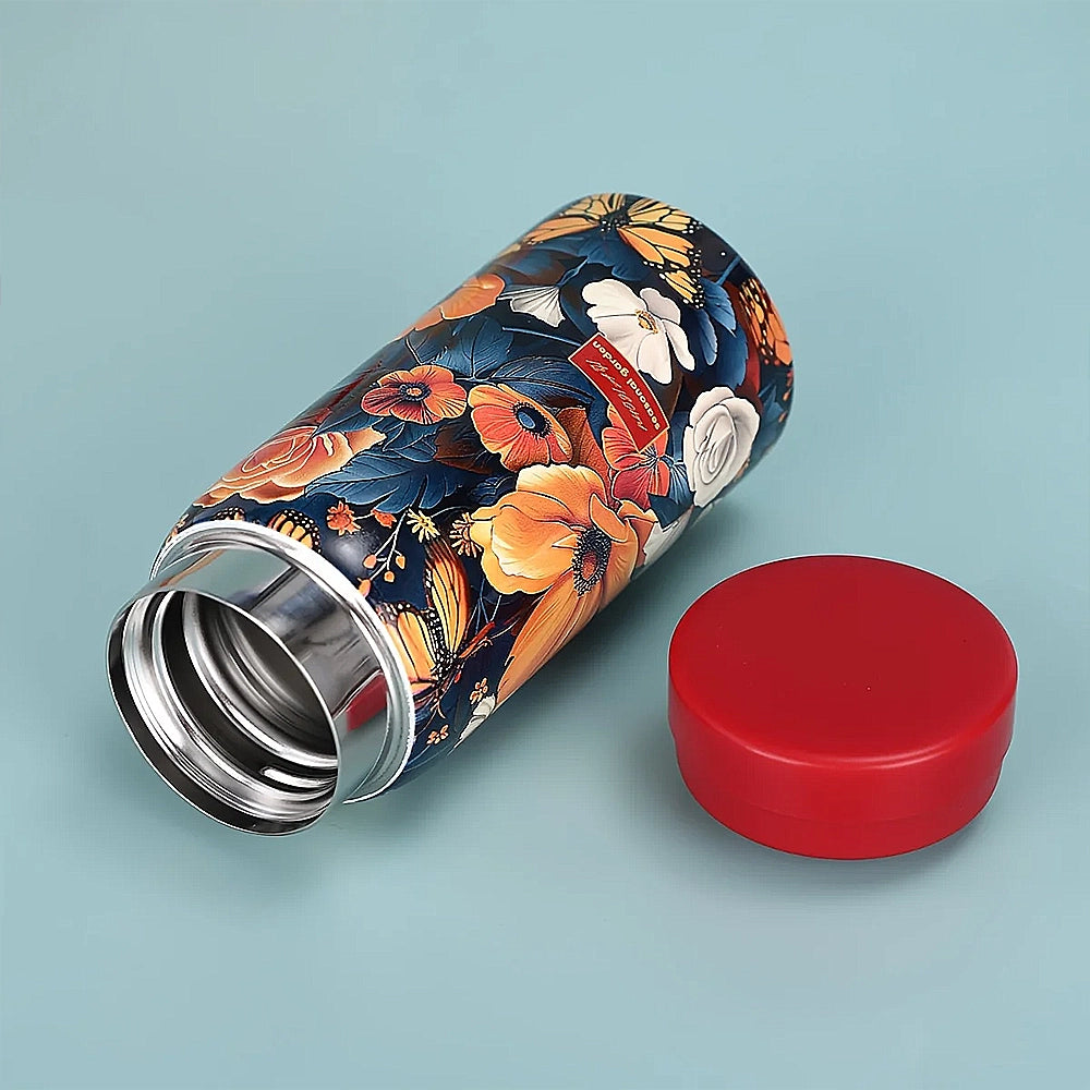 gourde inox fleurs 200ml