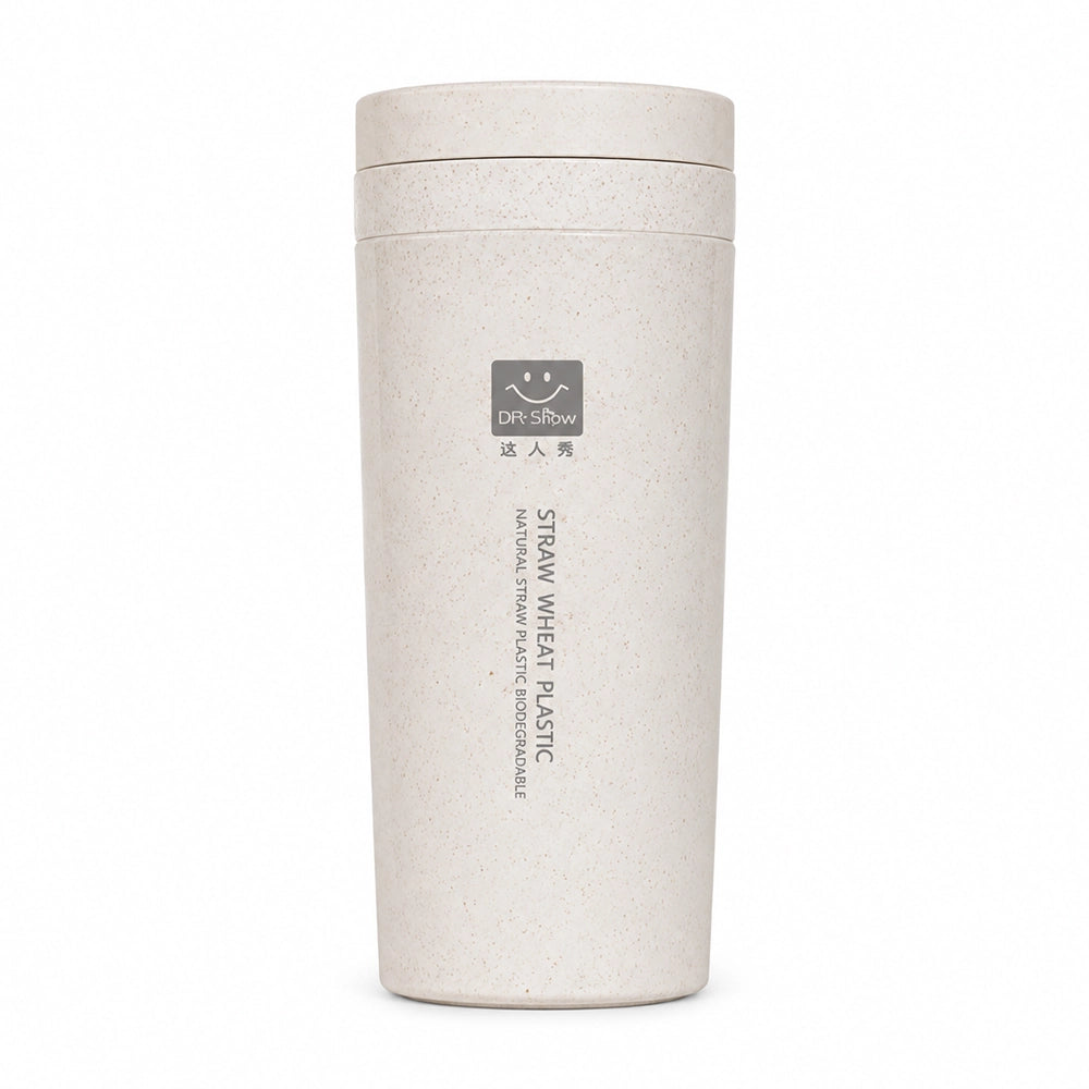 gourde isotherme beige en fibres de maïs
