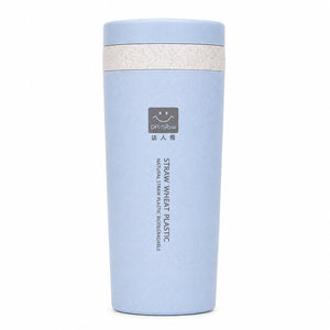 gourde isotherme bleu avec double paroi