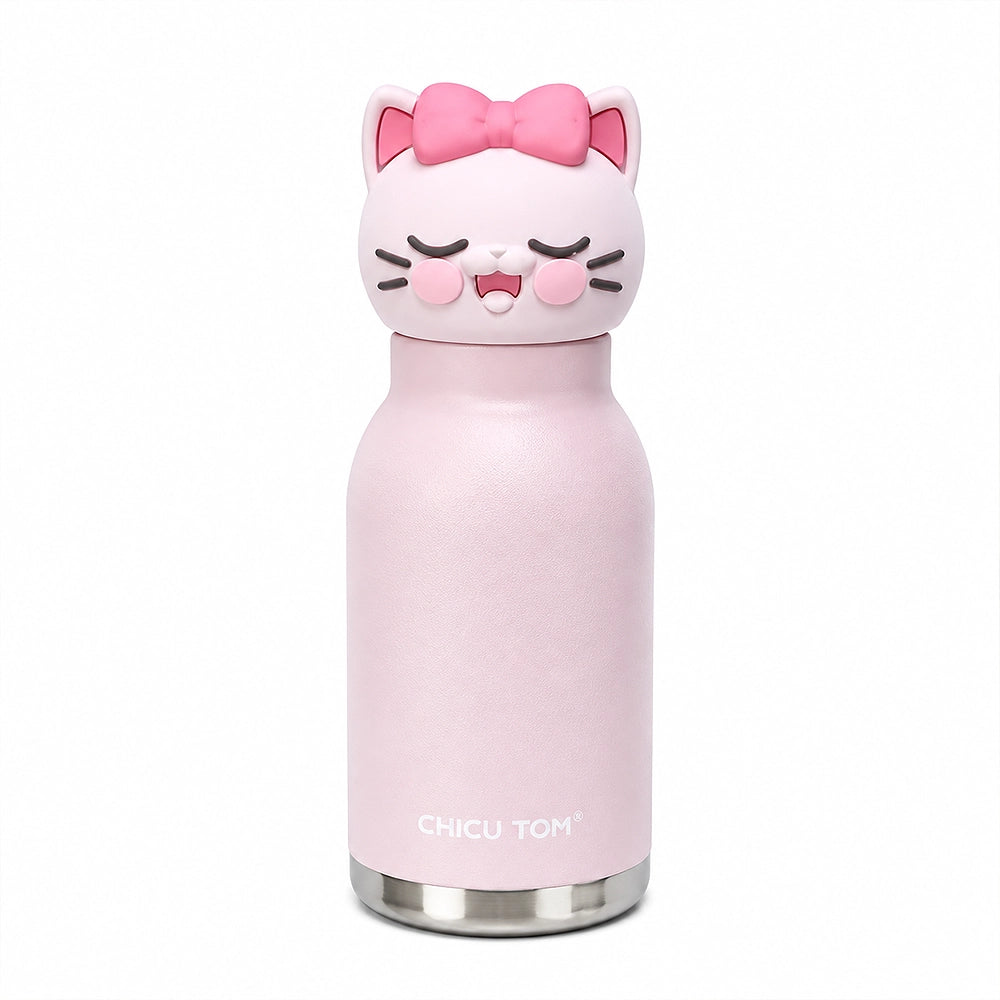 gourde isotherme chat mignon