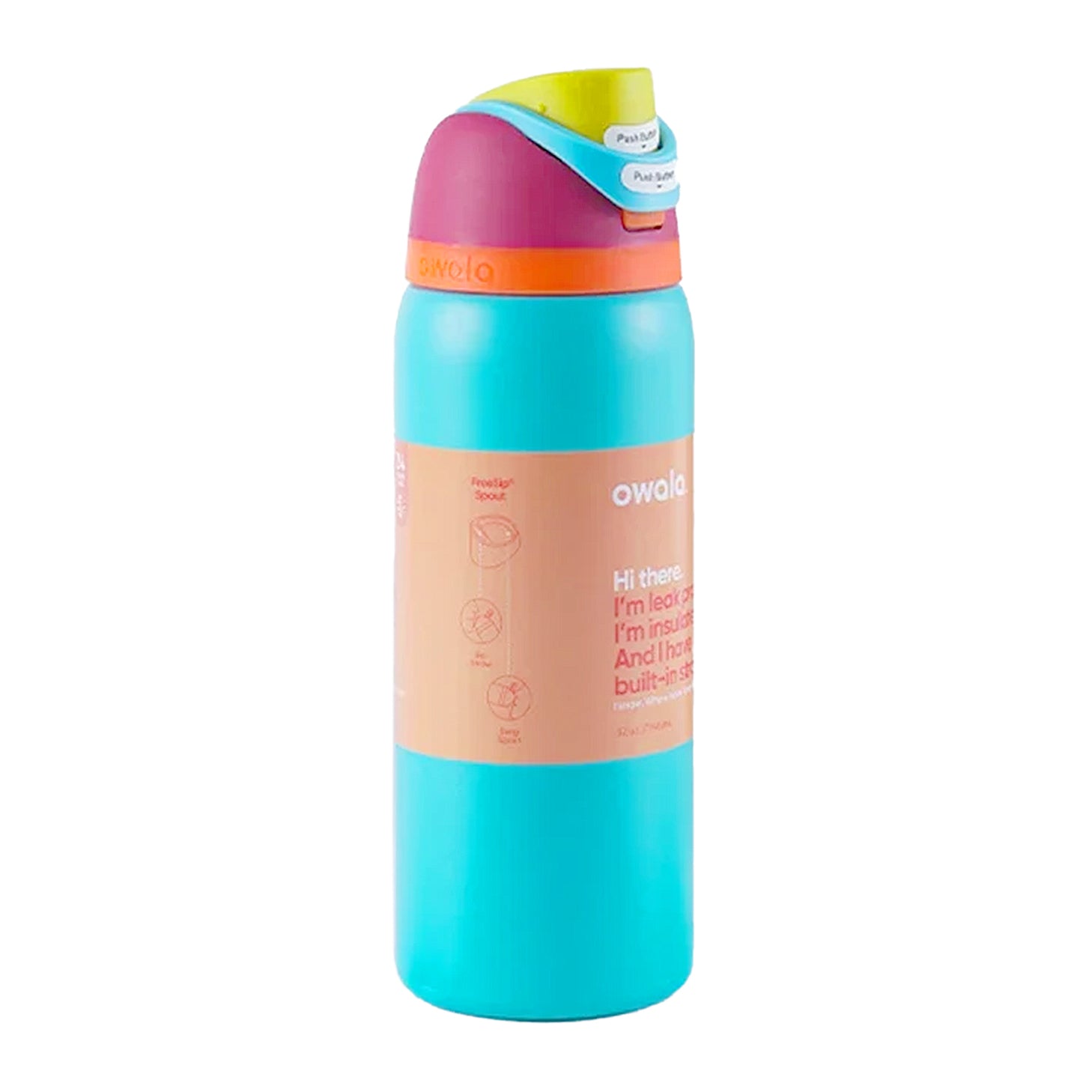 gourde isotherme multicolore