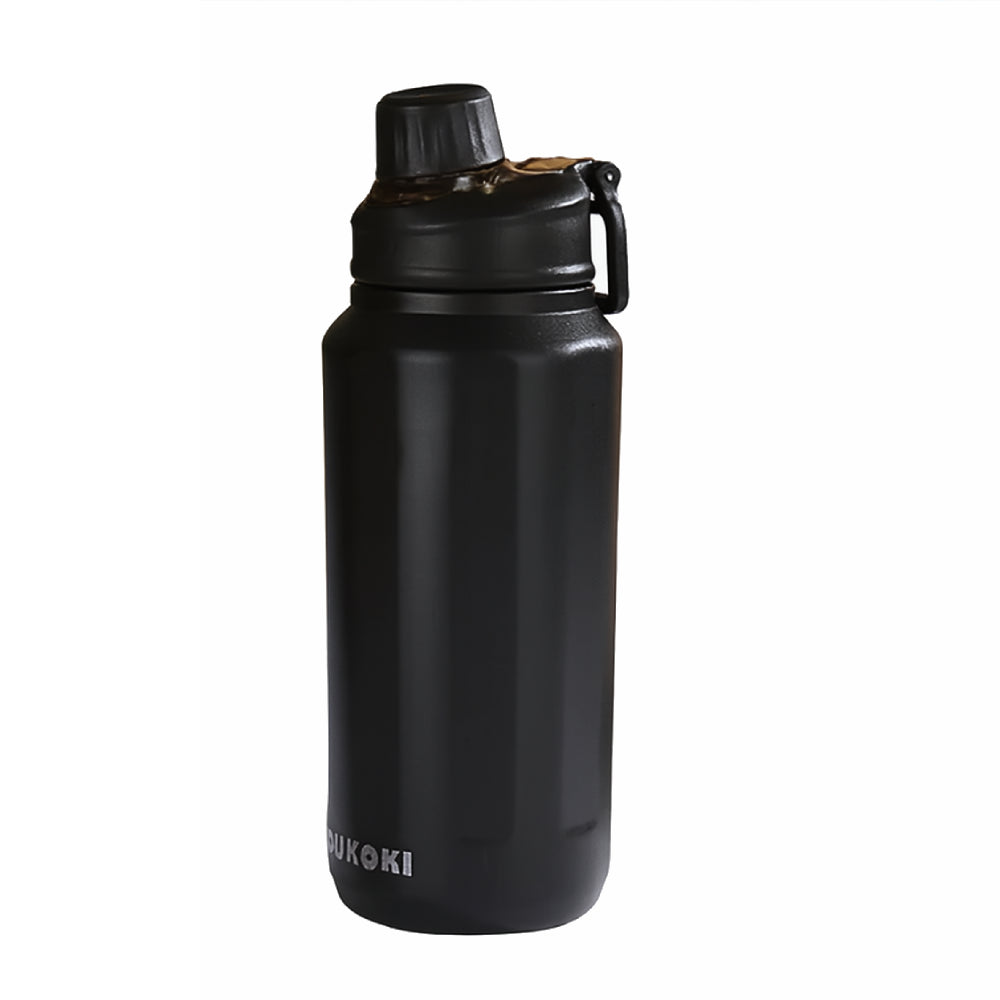 gourde isotherme noire de 1 litre