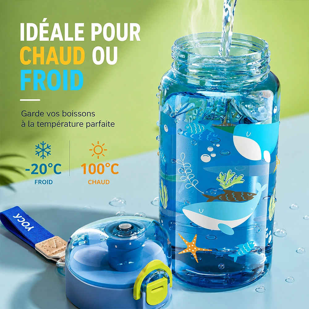 gourde pour enfant qui résiste à la chaleur