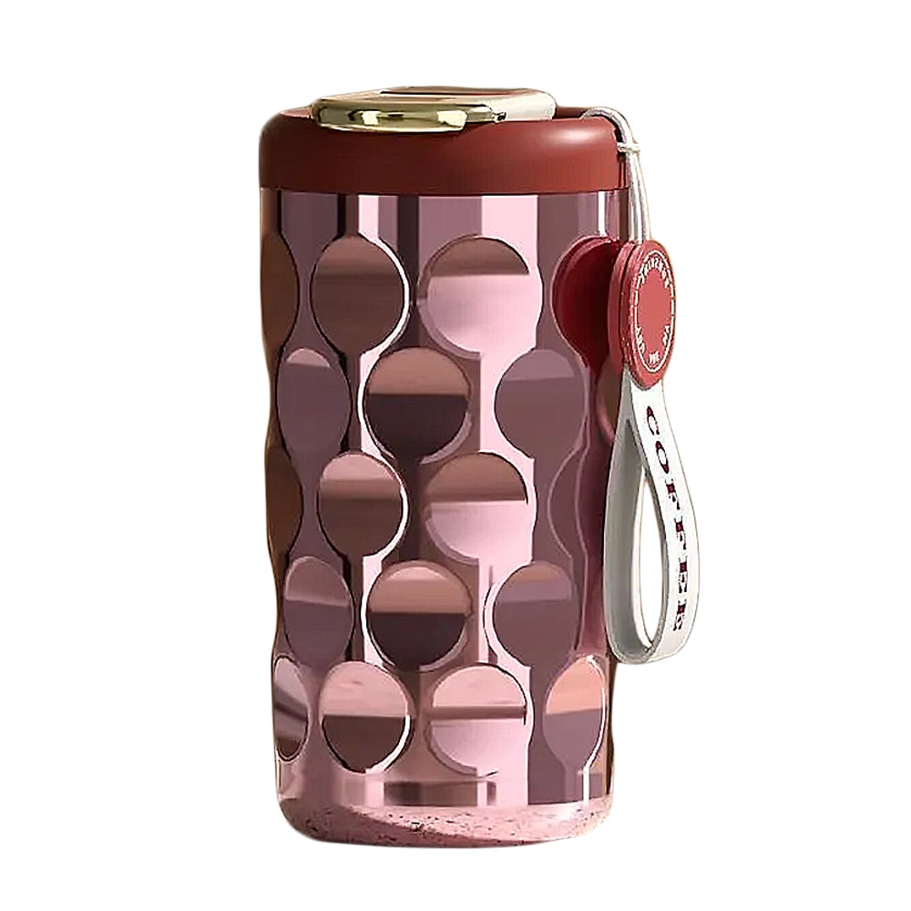 gourde rose intelligent avec sangle