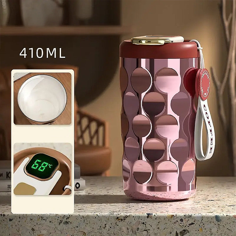 gourde rose intelligente design avec écran