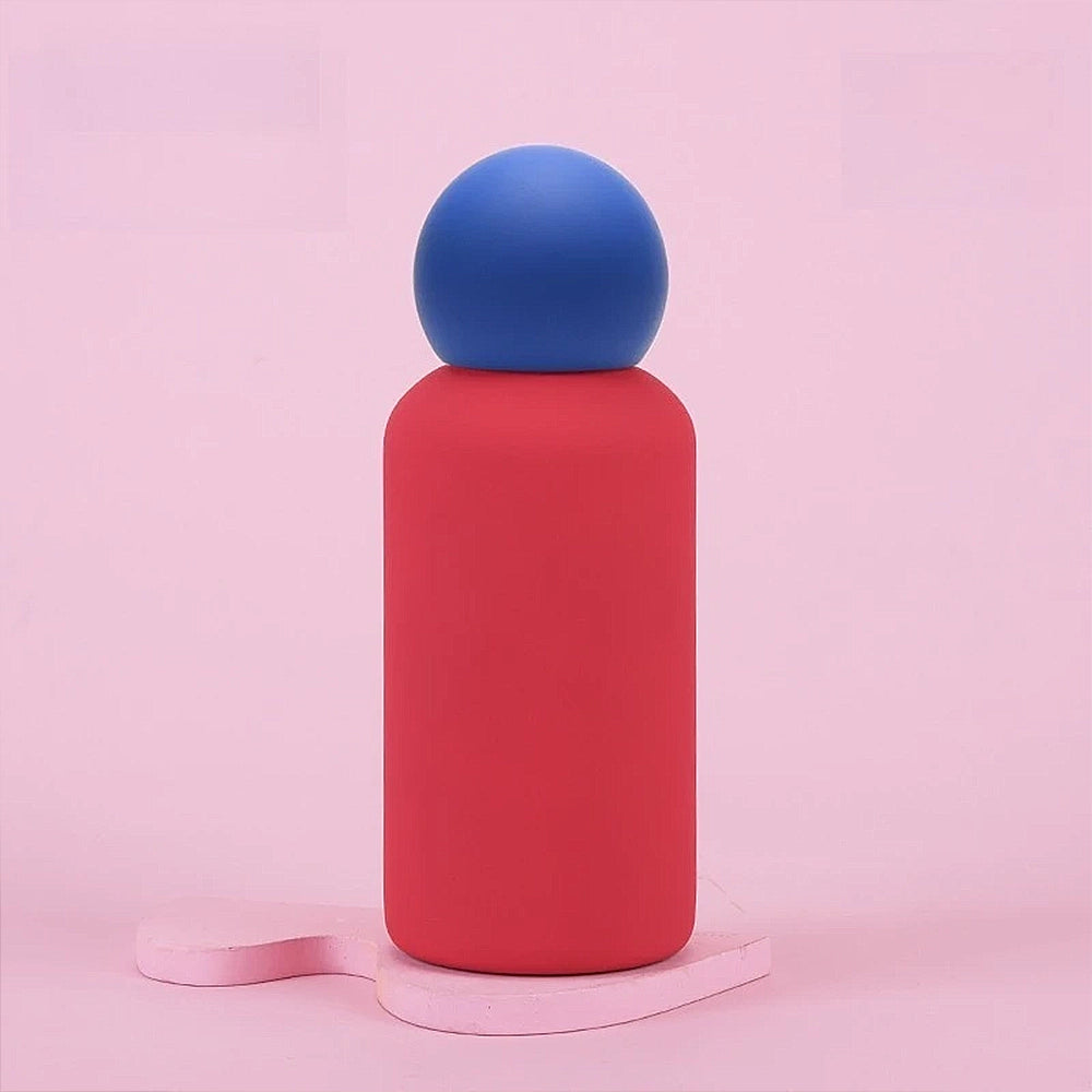 gourde rouge isotherme style minimaliste