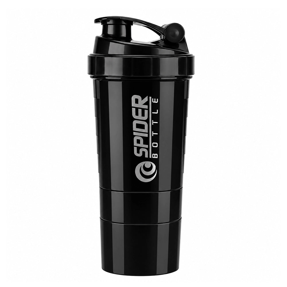 gourde shaker noir avec rangement
