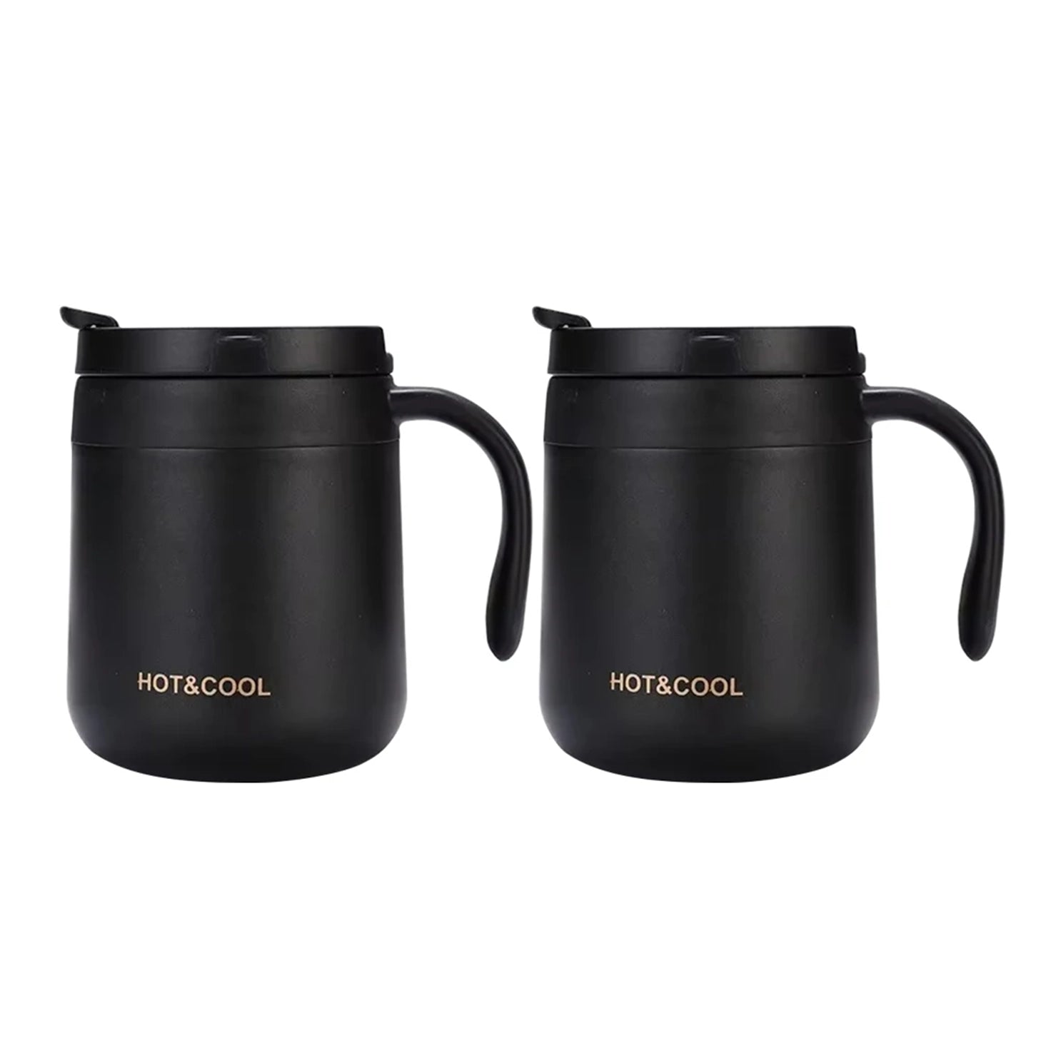 gourdes tasses noires avec poignées