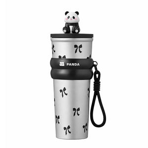 gourde thermos isotherme panda noir