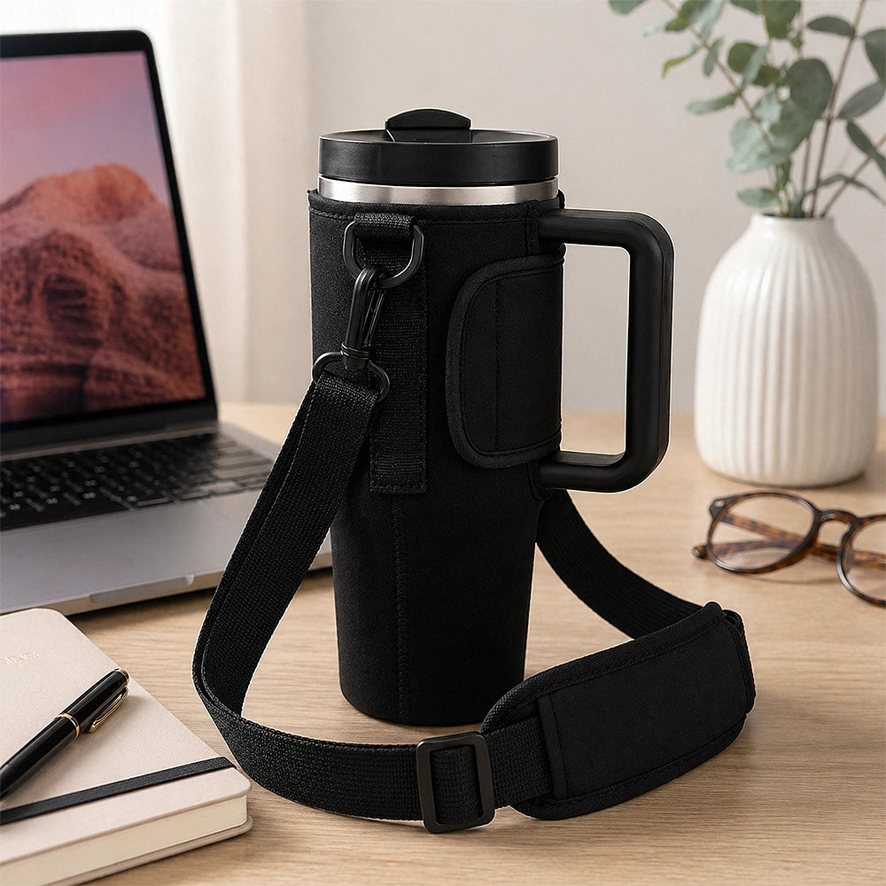 sac de gourde avec poignée noire