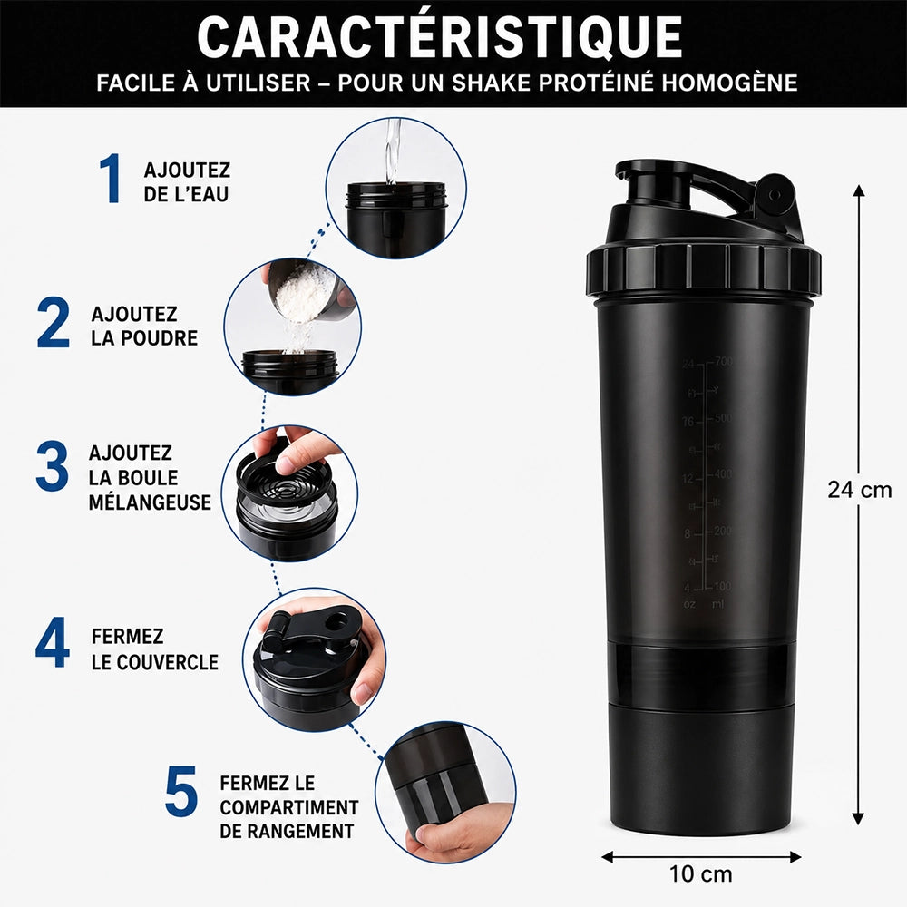 tuto comment utiliser shaker avec rangement
